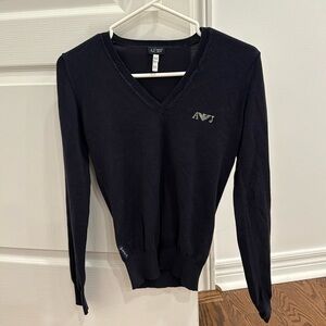 Armani v neck sweater